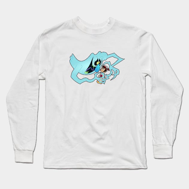 Scratch Scares Molly Long Sleeve T-Shirt by RobotGhost